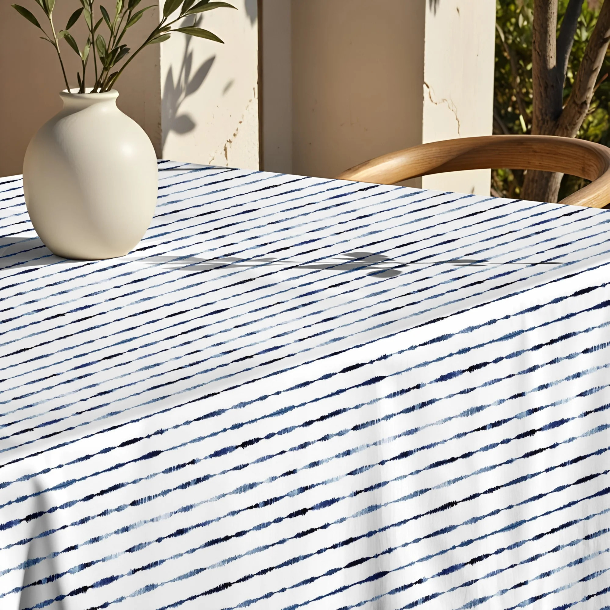 Nappe anti-taches 100 % coton Emin