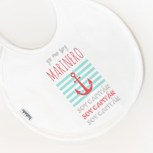 Babero Nacimiento Frase Y Blanco Talla Uni