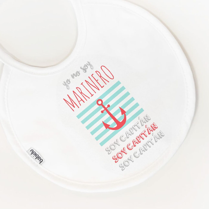 Babero Nacimiento Frase Y Blanco Talla Uni