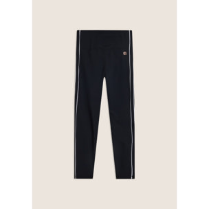 Leggings sport 7/8 vita super alta con profili a contrasto