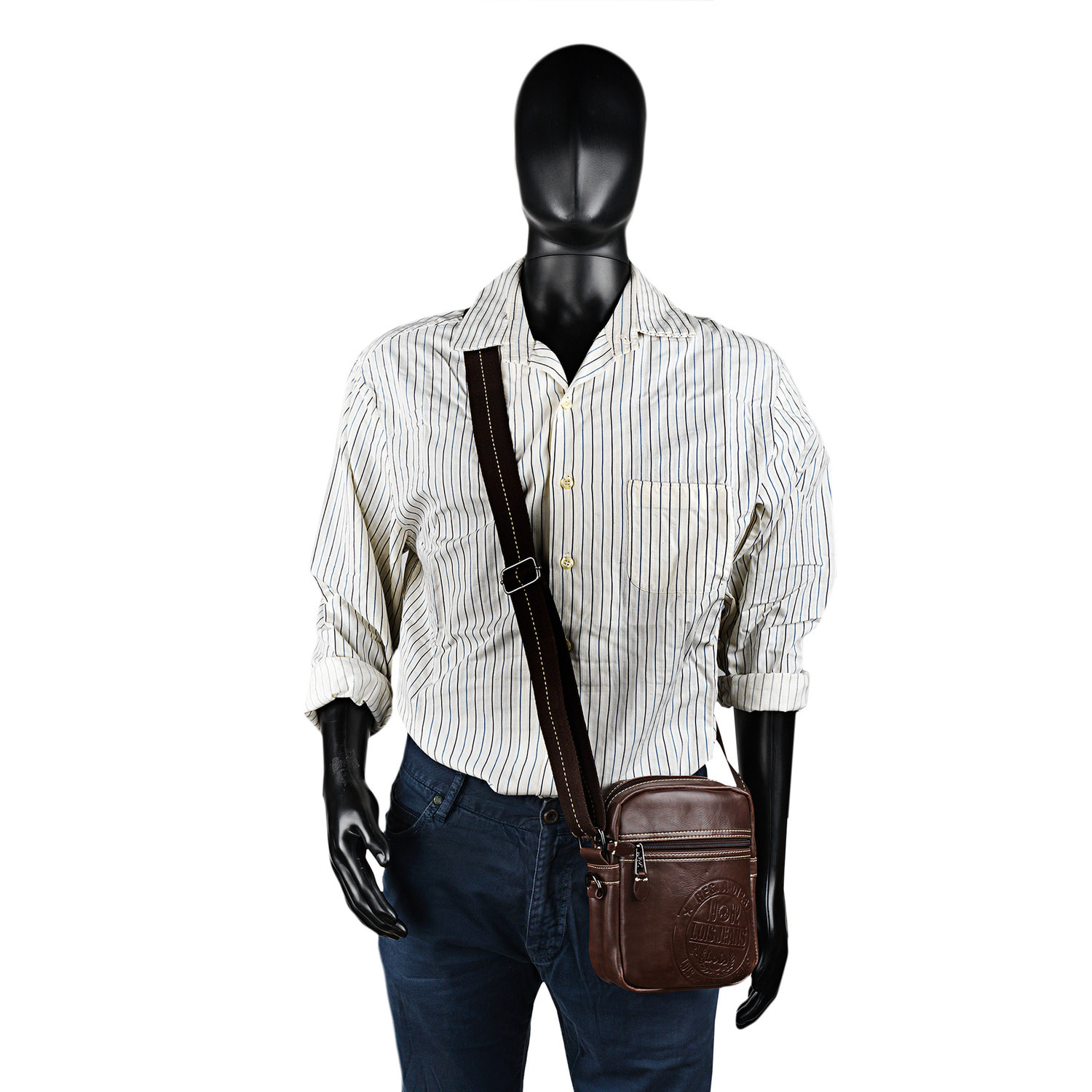 Bandolera Hombre Pu/Piel Lois Desert Marron