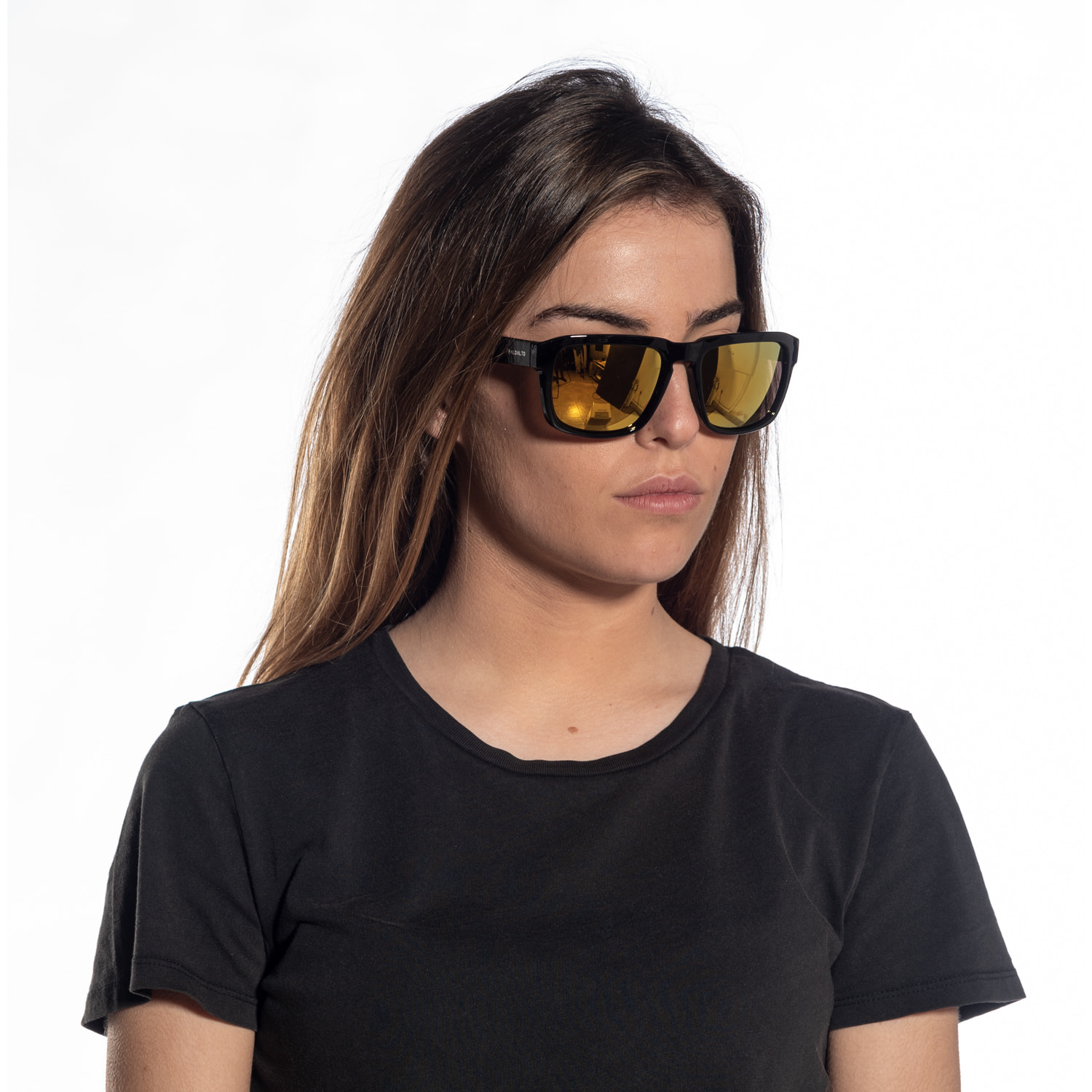 Gafas de sol PALO ALTO VERONA - Lente revo negro brillante y dorado