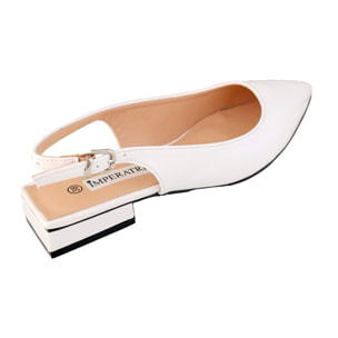 Ballerine slingback verniciate