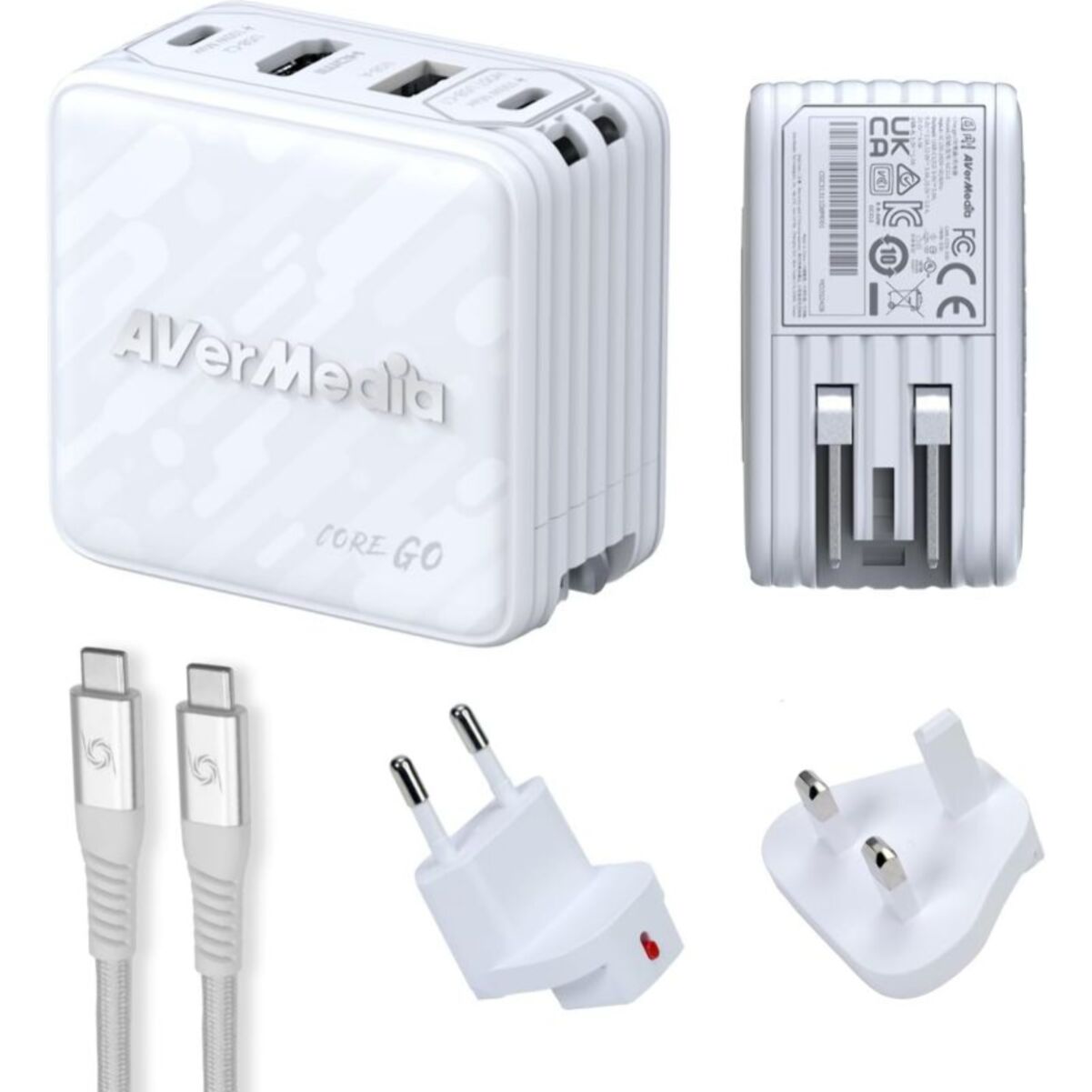 Chargeur console de jeux AVERMEDIA Core Go Blanc