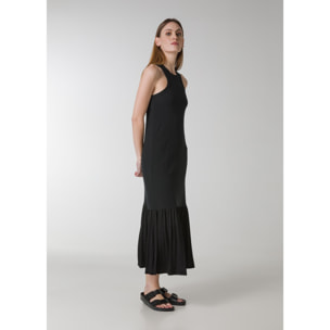 DEHA - Vestito lungo HALTER RIBBED DRESS in cotone per donna