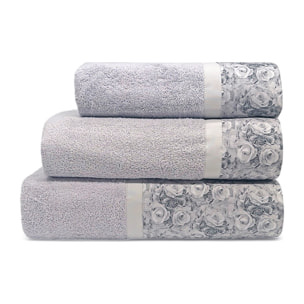 Set Spugna CLASSIC 3 Pezzi: Viso+Ospite+Telo Bagno