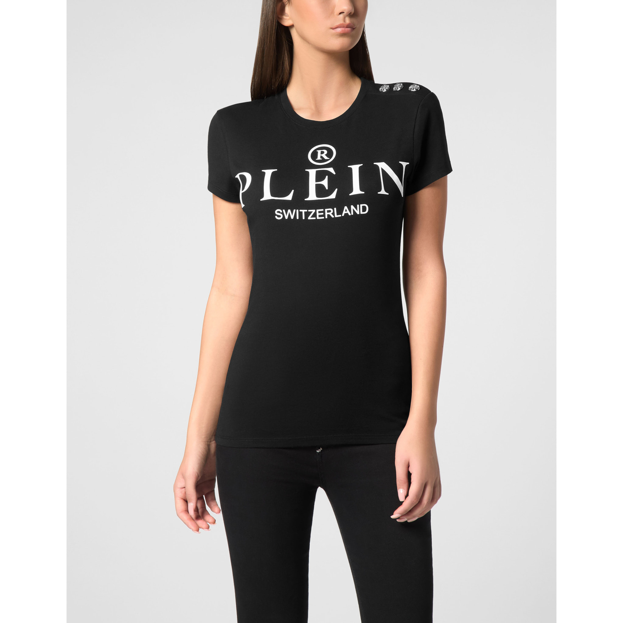 PHILIPP PLEIN Camiseta de corte slim ICONIC PLEIN