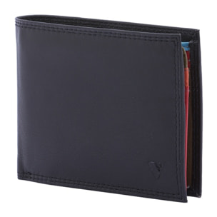 Portafoglio uomo in vera pelle - Modello False - Casual - 10.0 x 12.0 x 3.0 cm