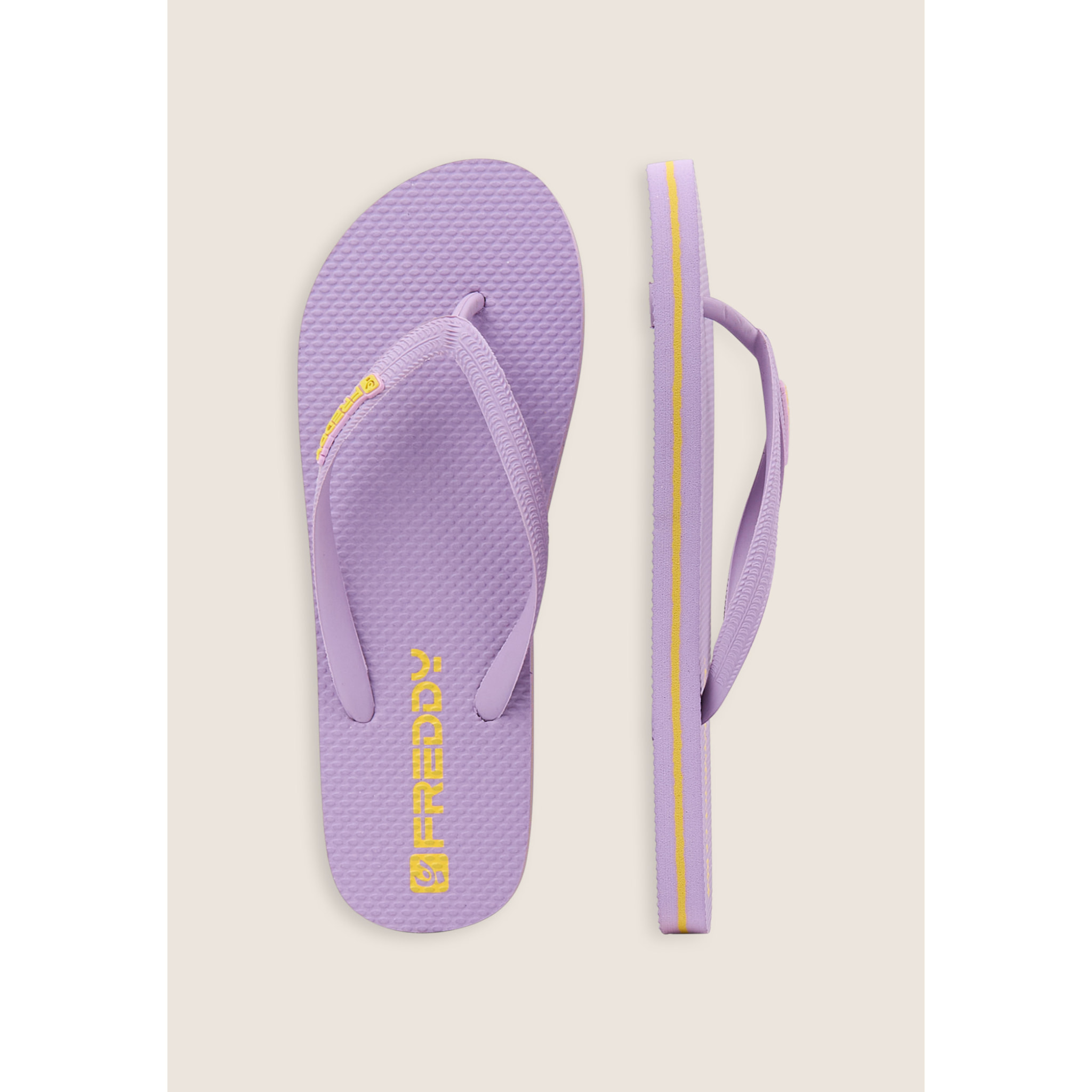 Infradito flip-flop donna con riga a contrasto e loghi