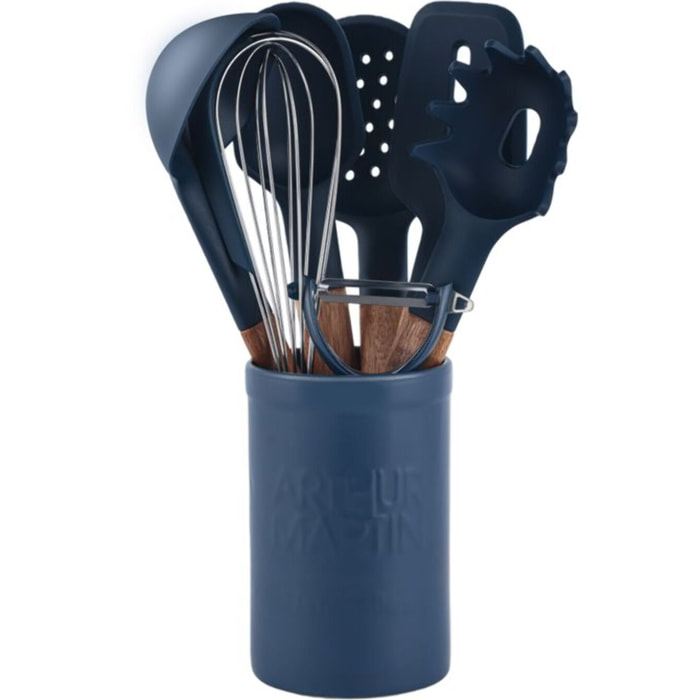 Set ustensiles de cuisine noir