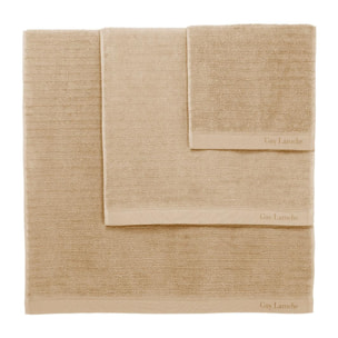 3 serviettes PALACE GUY LAROCHE - coton 550 g/m2 - beige