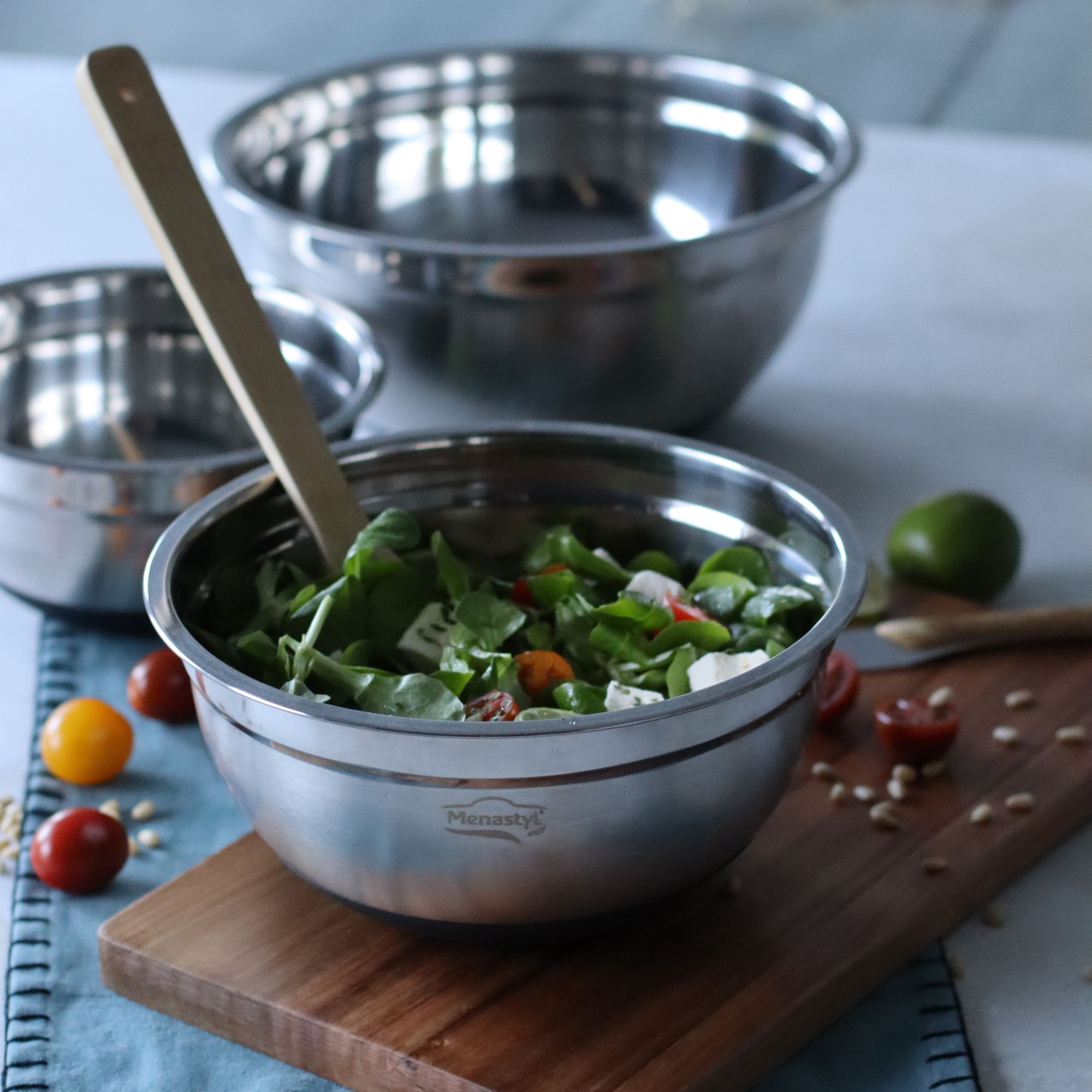 Bol à mélanger en acier inoxydable 25cm