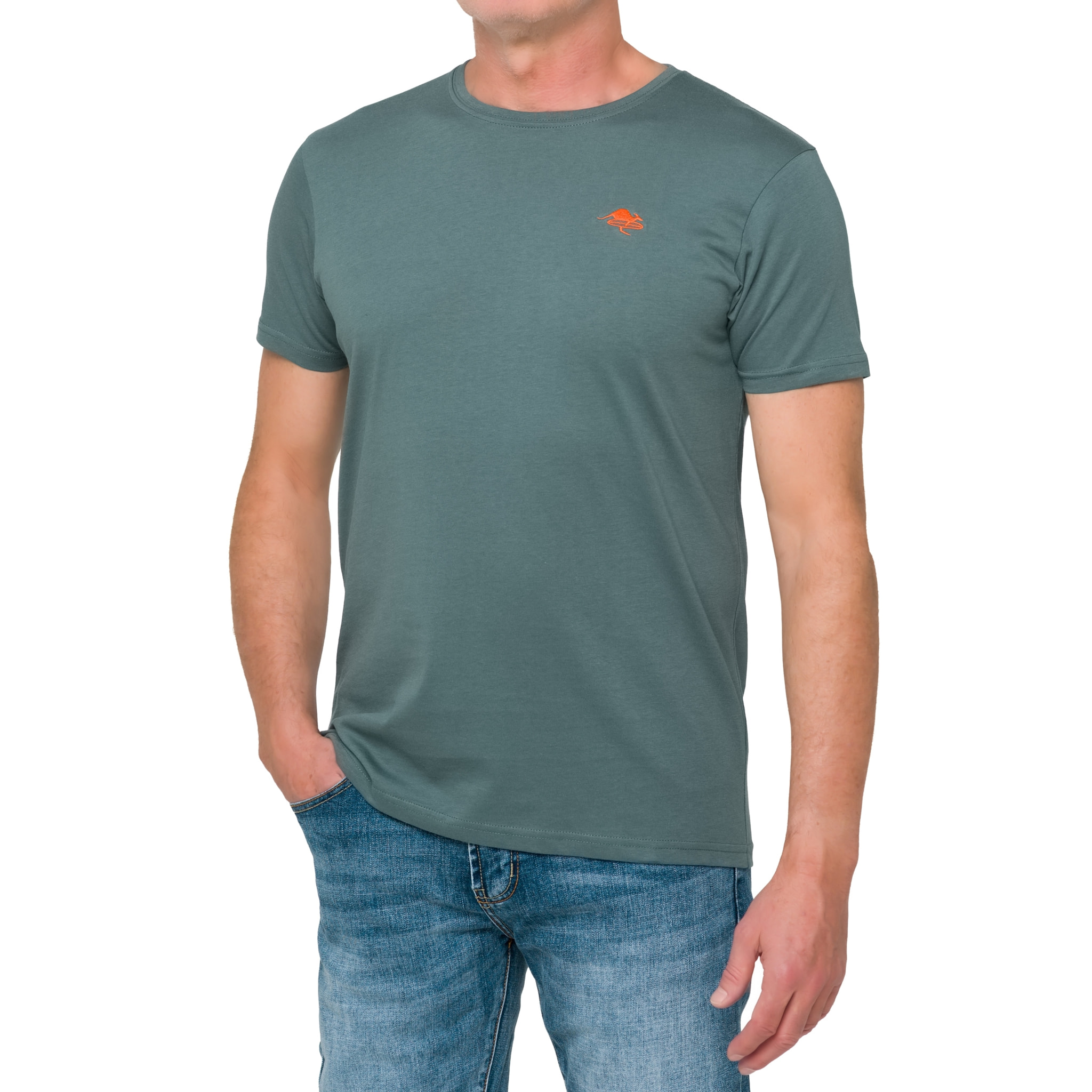 T-shirt in cotone 180 gr Hot Buttered Mistral verde chiaro