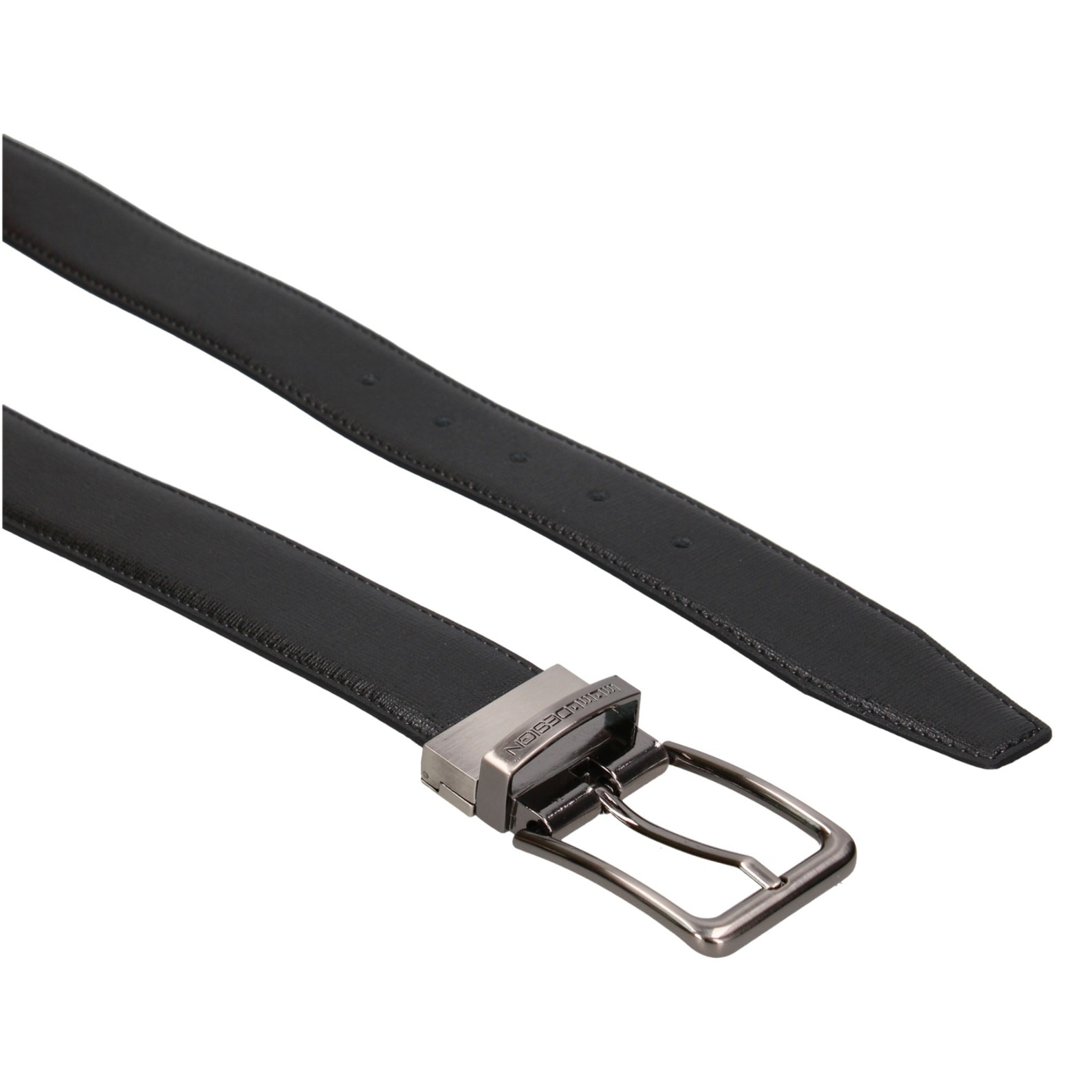 Cintura da uomo in vera pelle Made in Italy - Modello Adrien - 100 cm