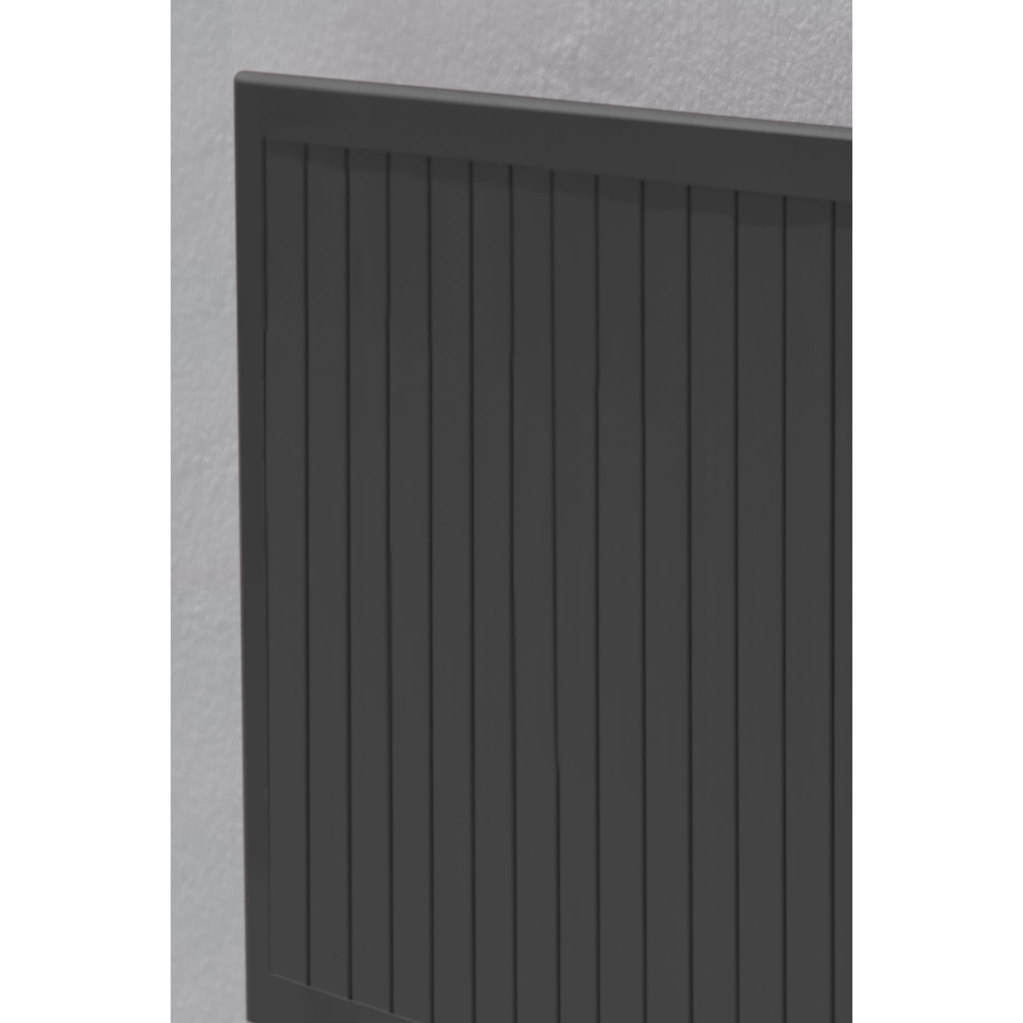 MARIUS - Table de jardin pliante en aluminium gris anthracite