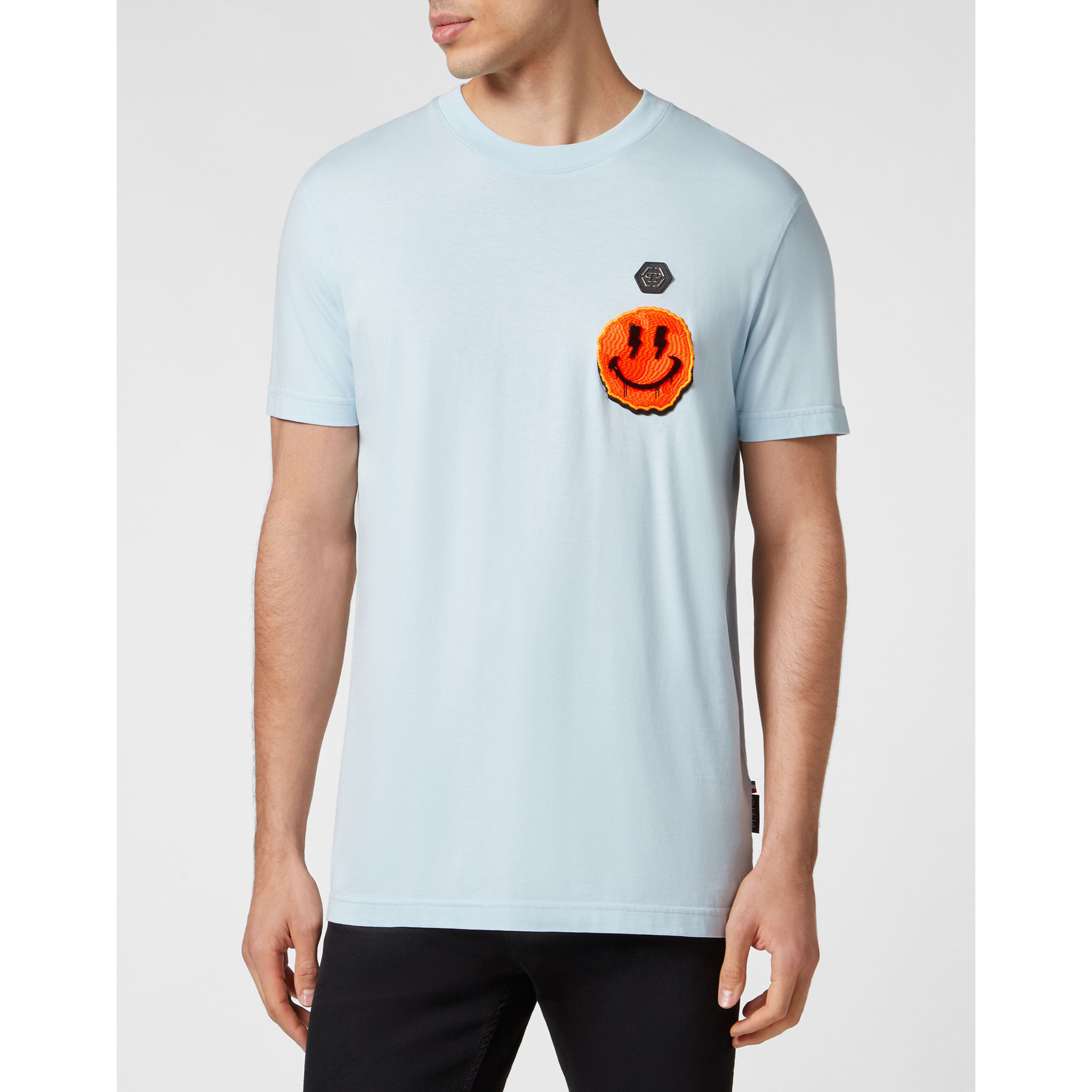 PHILIPP PLEIN T-Shirt Round Neck SMILE