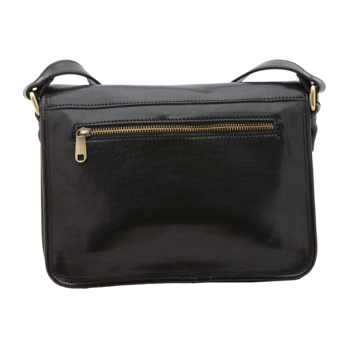 Borsa a tracolla da donna - Modello False - 100% vera pelle - 27.5 x 22.0 x 12.0 cm