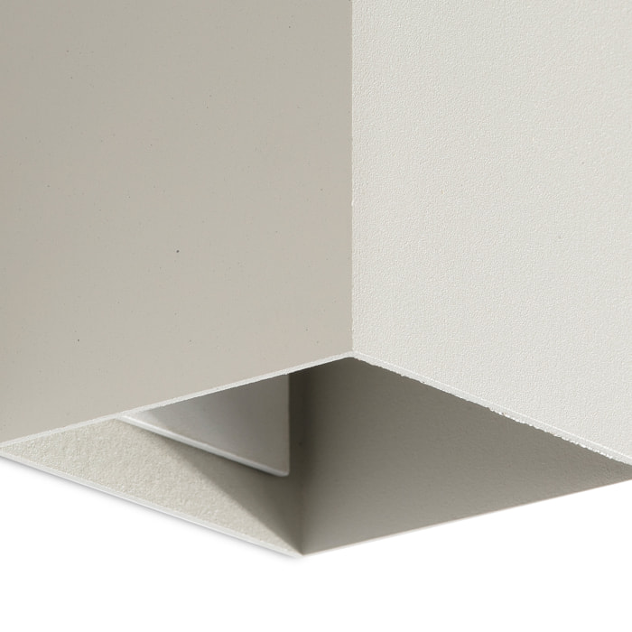 LUNE 2L Applique carré gris