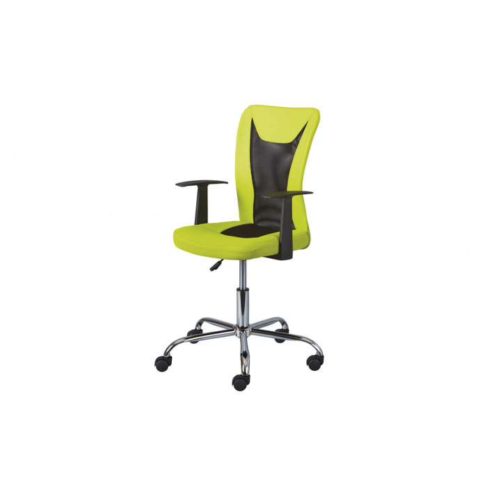 Sedia da ufficio con braccioli regolabili in altezza, 55 x 85 x 54.5, Rosa