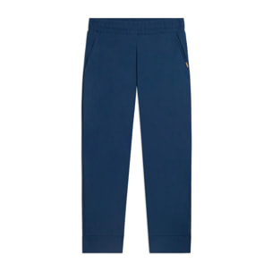 Pantaloni Cropped Fit a Carota in Popeline elasticizzato