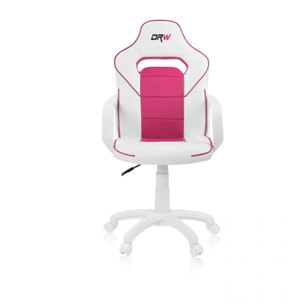 Silla gaming DRW Blanco - Rosa DRW