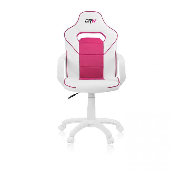 Silla gaming DRW Blanco - Rosa DRW