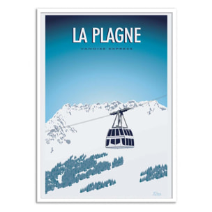 Art-Poster - La Plagne - Turo - 50 x 70 cm