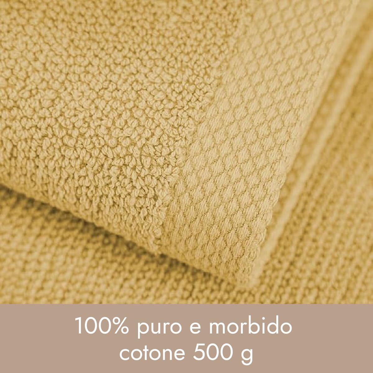 INTRECCI HOME Telo Doccia, Asciugamano Grande in Puro Cotone 500 g, , Morbidezza Extra, Assorbenza Superiore, Elegante e Durevole,