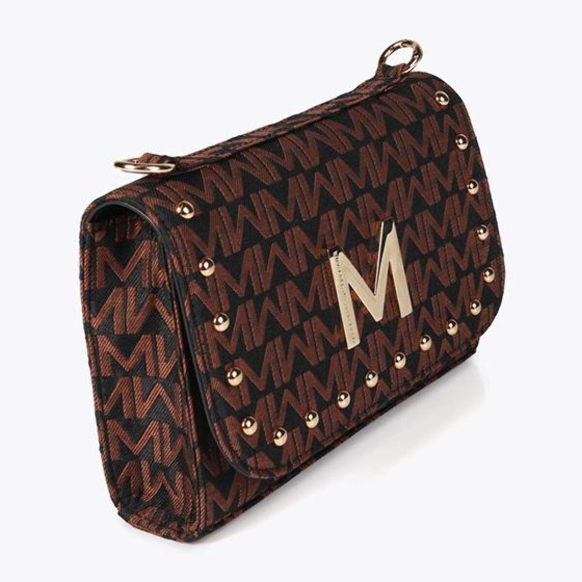 Tracolla a Patta Jacquard Monogramma