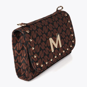 Tracolla a Patta Jacquard Monogramma