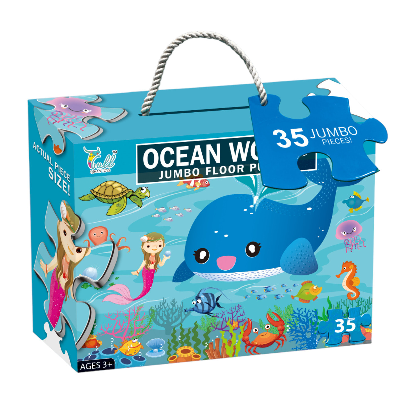 PUZZLE 35 PIEZAS: MUNDO OCEANICO