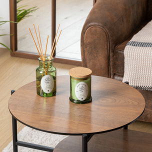 Bougie parfumée Hapo 150g pot en verre avec couvercle jasmin