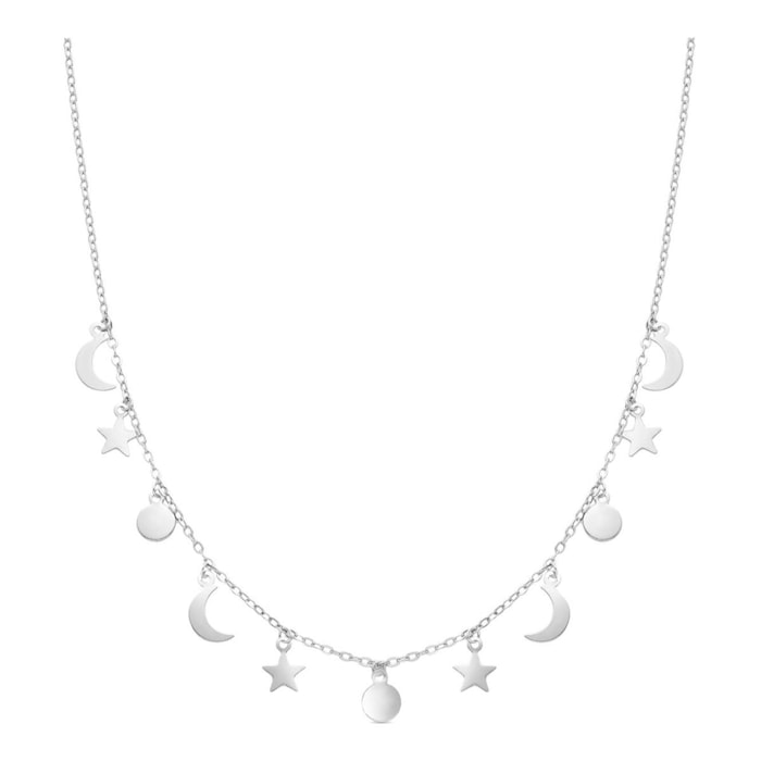 Collar Lux by Lux acabado en rodio