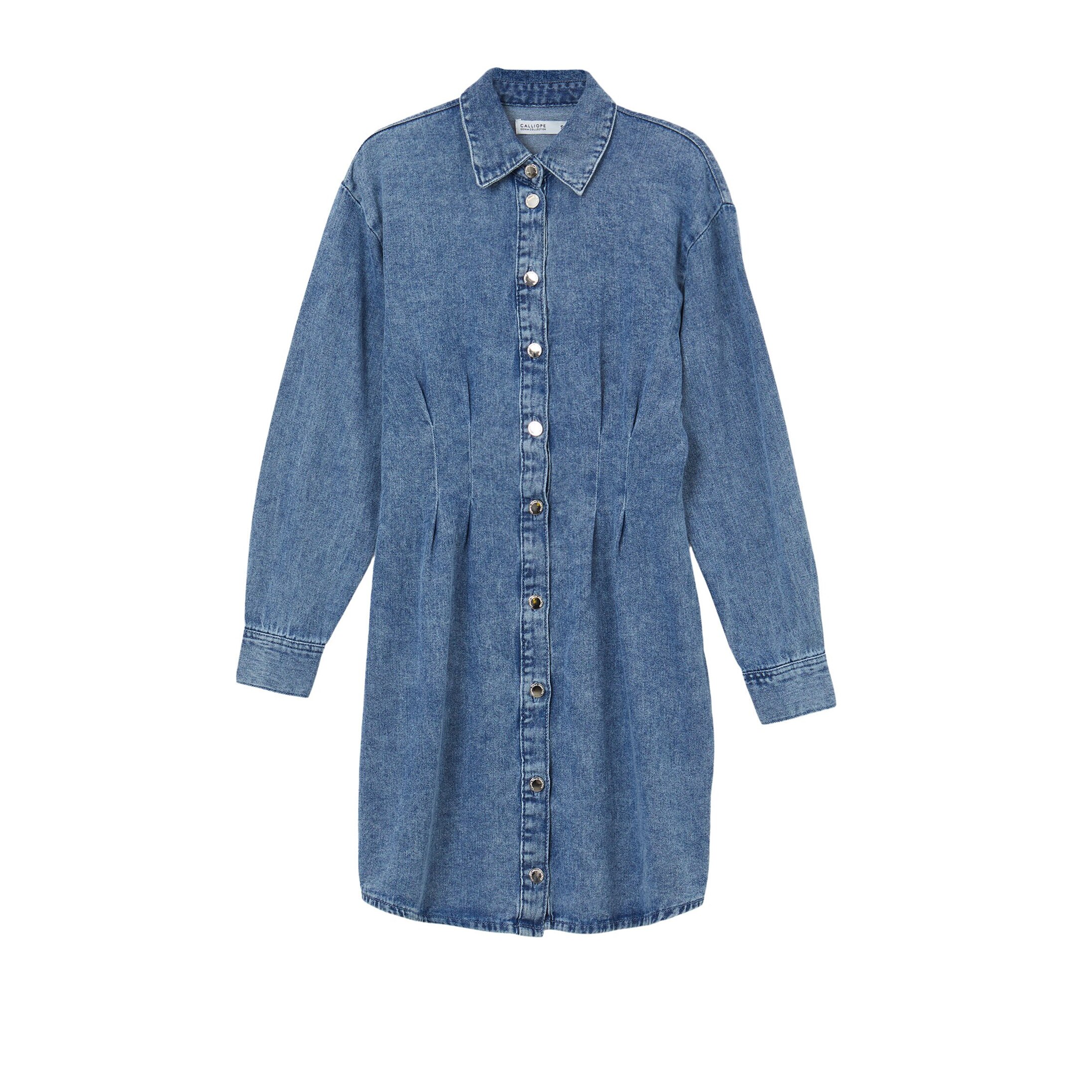 Abito camicia in denim