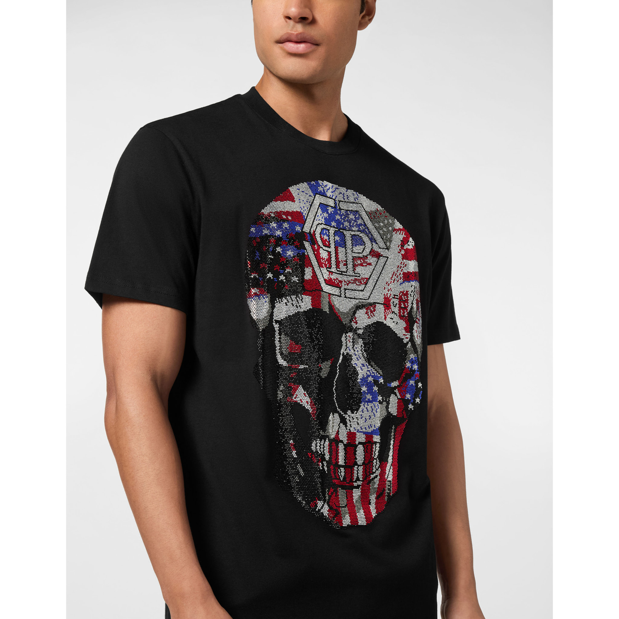 PHILIPP PLEIN Maglietta girocollo Ss SKULL