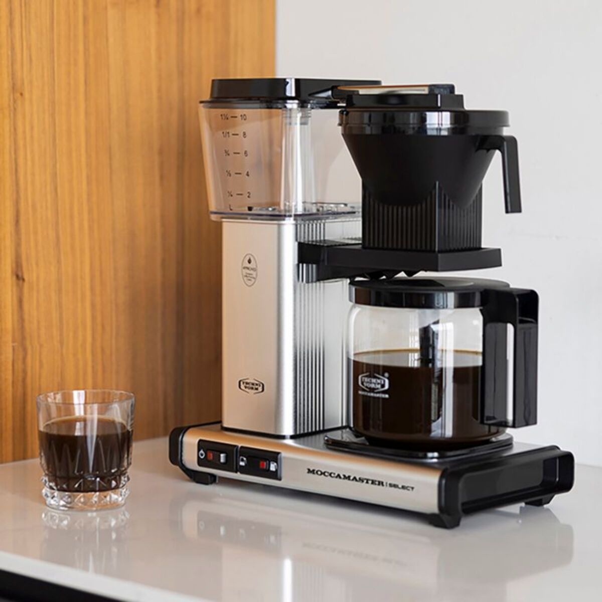 Cafetière filtre MOCCAMASTER Brushed