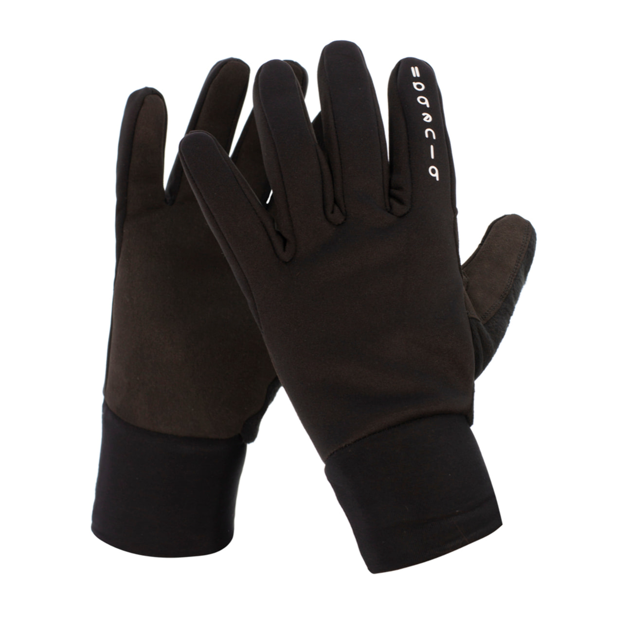 Guantes de invierno unisex BLUEBALL Echelon Grip - Negro con logo en el dedo