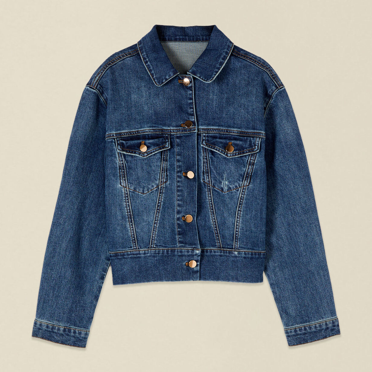 Oltre - Giubbotto in denim - Blu