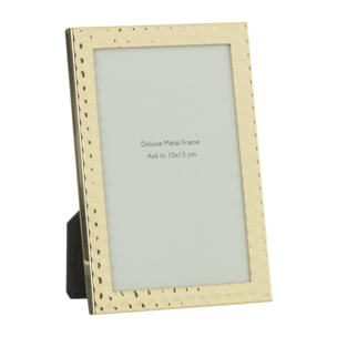 J-Line cadre photo Bord Martelé - métal - or - small - 2 pcs