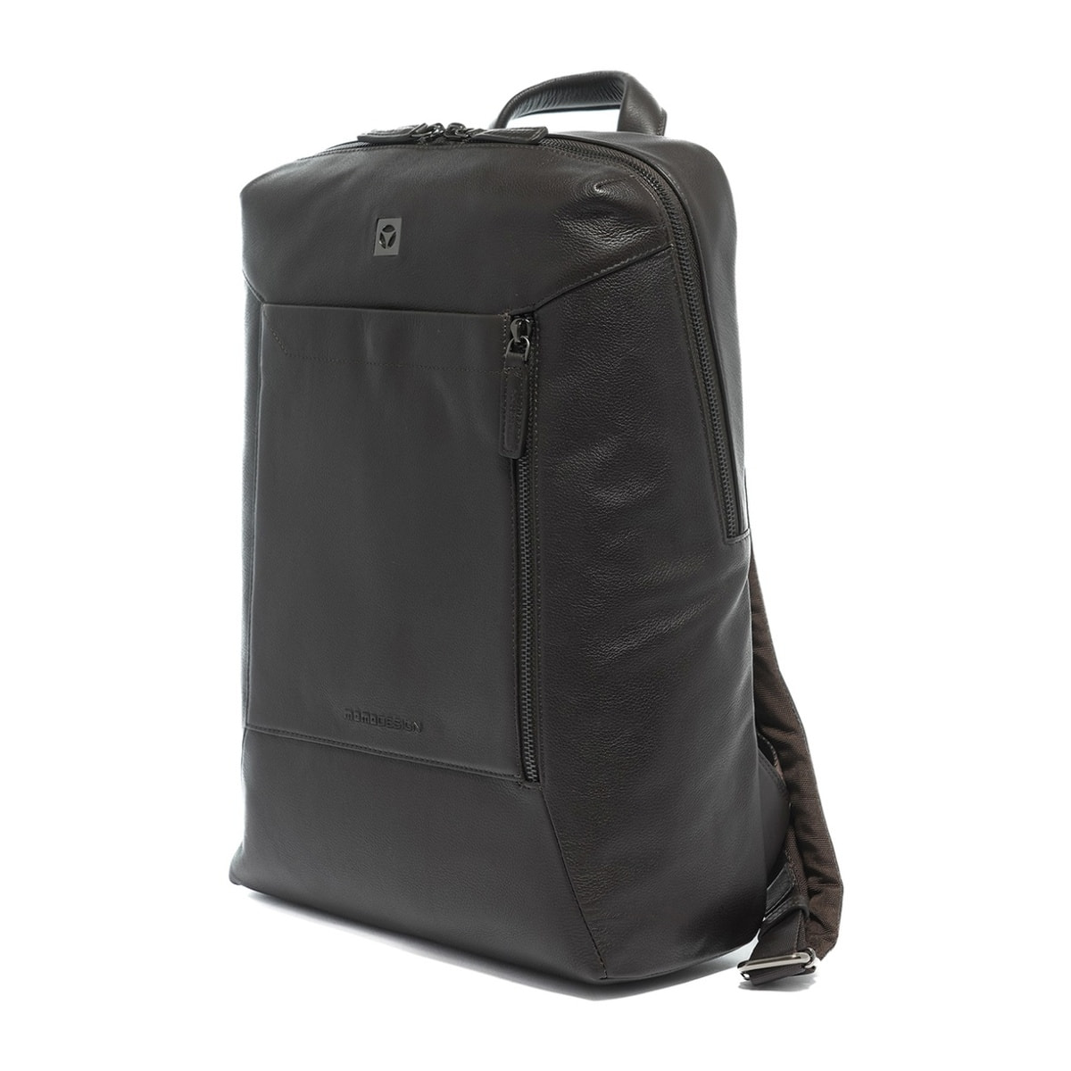 Zaino uomo in vera pelle - Modello Novara Nova - Casual - 32.0 x 45.5 x 17.5 cm