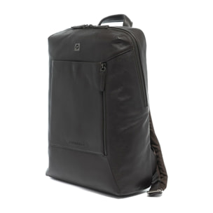 Zaino uomo in vera pelle - Modello Novara Nova - Casual - 32.0 x 45.5 x 17.5 cm