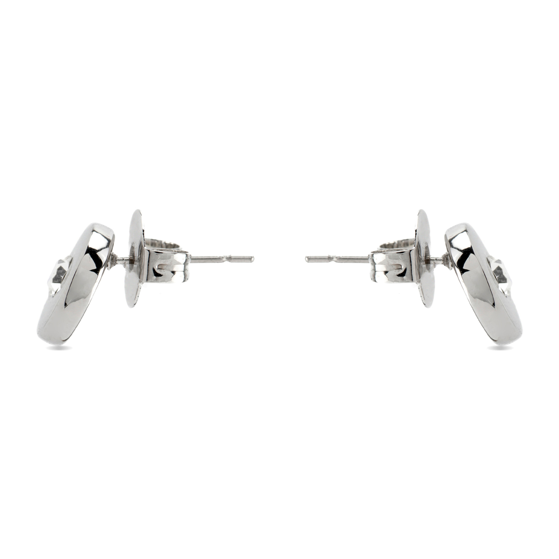 Pendientes con Circonita Brillante acabado plata