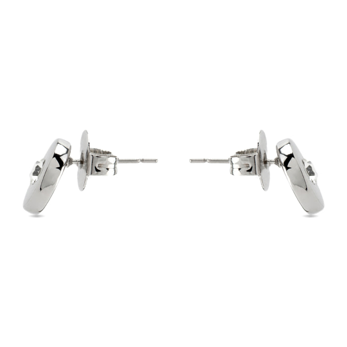 Pendientes con Circonita Brillante acabado plata