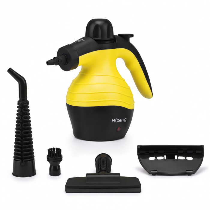 Limpiador A Vapor de Mano Compacto, 1000 W, 4,2 Bares, Capacidad de 350 mL