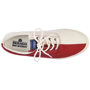 Sneakers Sebago Uomo Rosso JOHN FLAGS