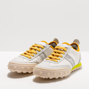 Zapatillas 1109 NYLON WHITE-PISTACHO/CROSS SKY color White-pistacho