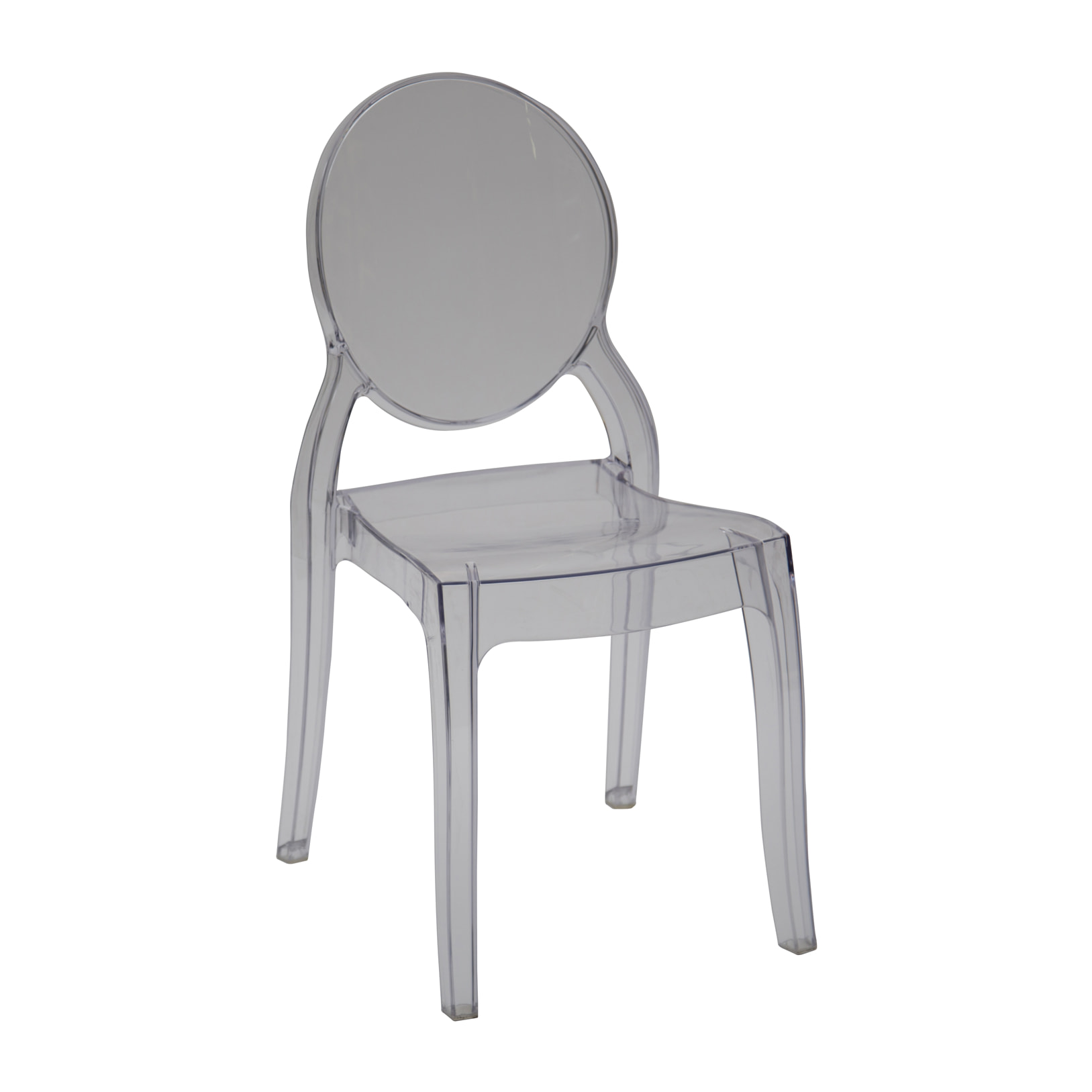 Set 4 sedie polipropilene trasparente