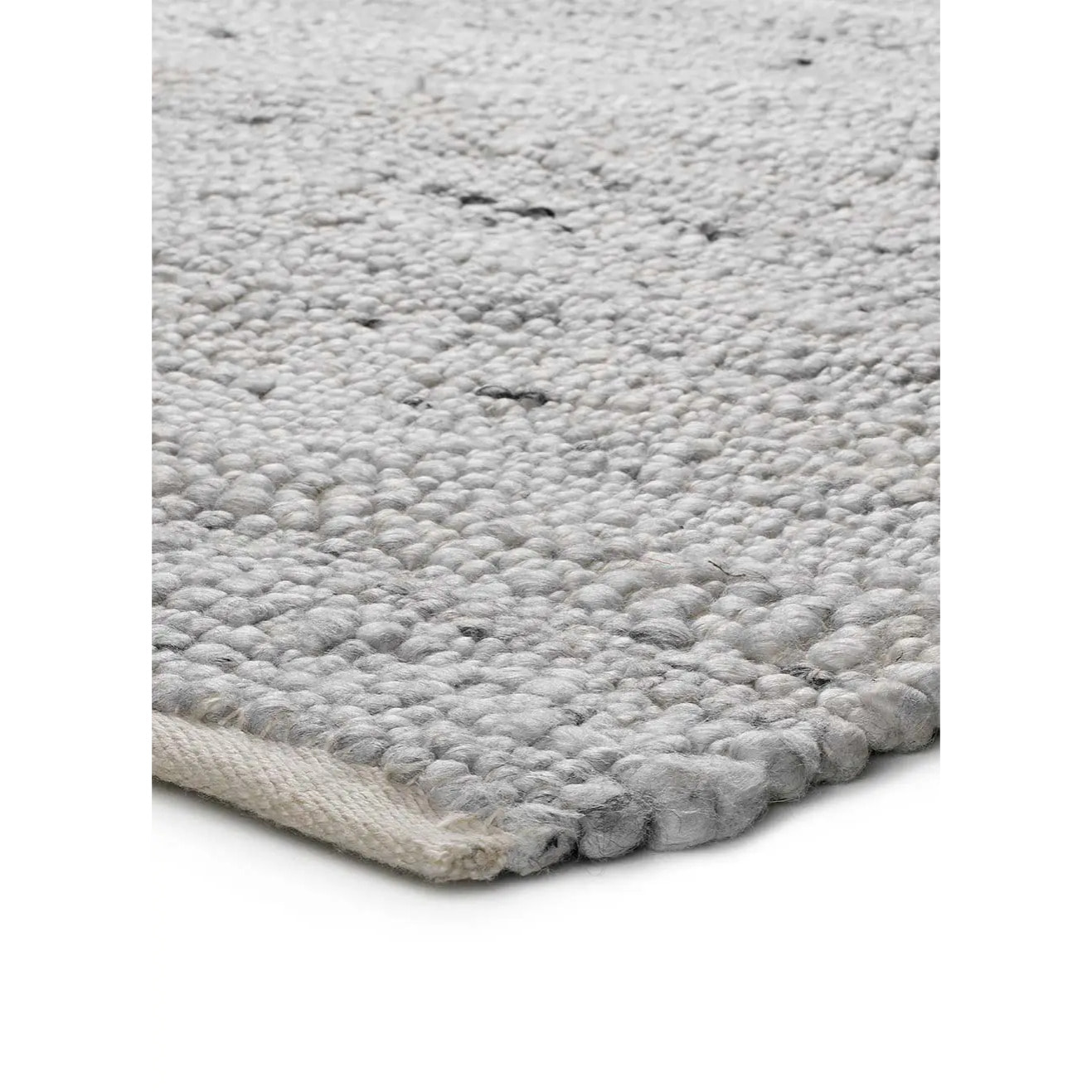 CINDER Alfombra lisa blanco, 60x110 cm.