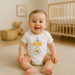 Body bebé frases manga corta hombro