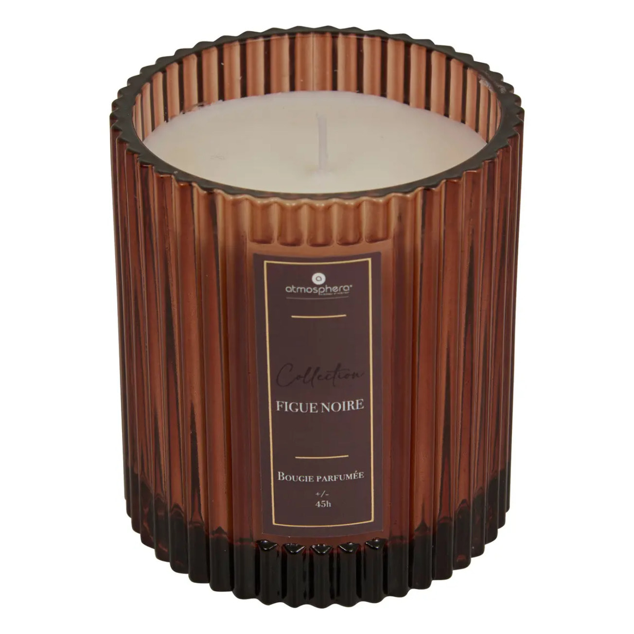 Bougie parfumée Albie 290g pot verre figue